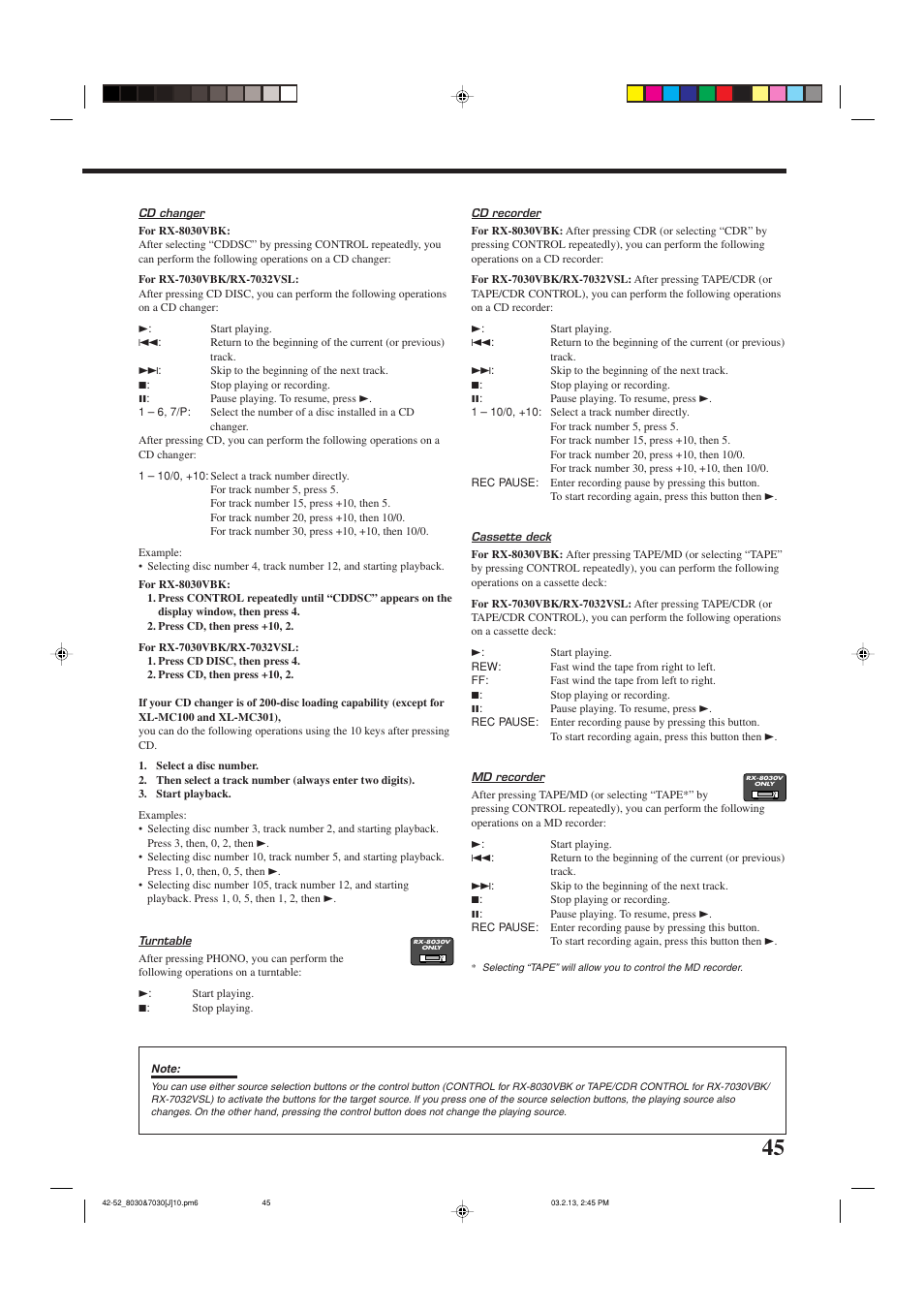 JVC RX-7030VBK User Manual | Page 47 / 114