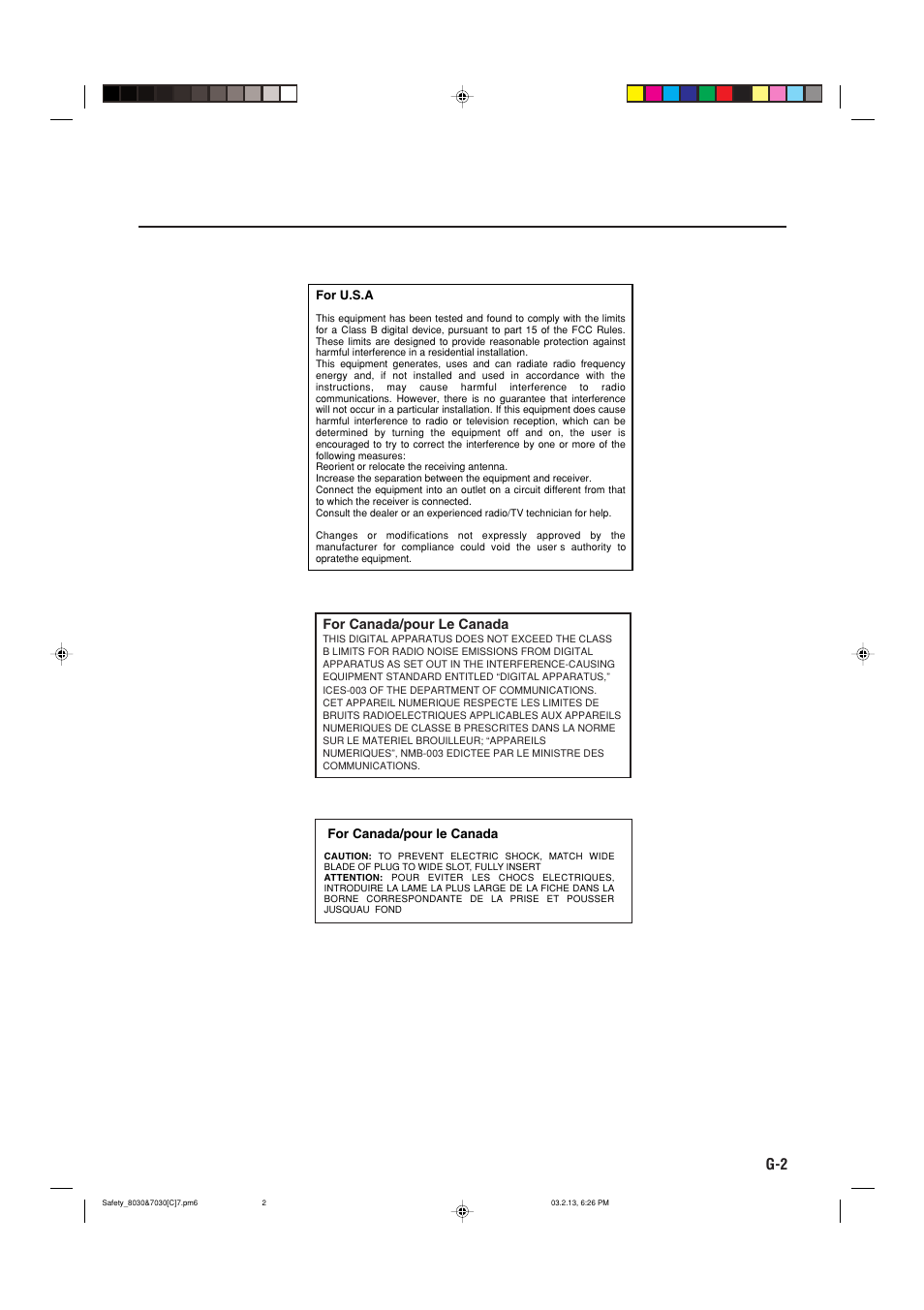 For canada/pour le canada | JVC RX-7030VBK User Manual | Page 60 / 114