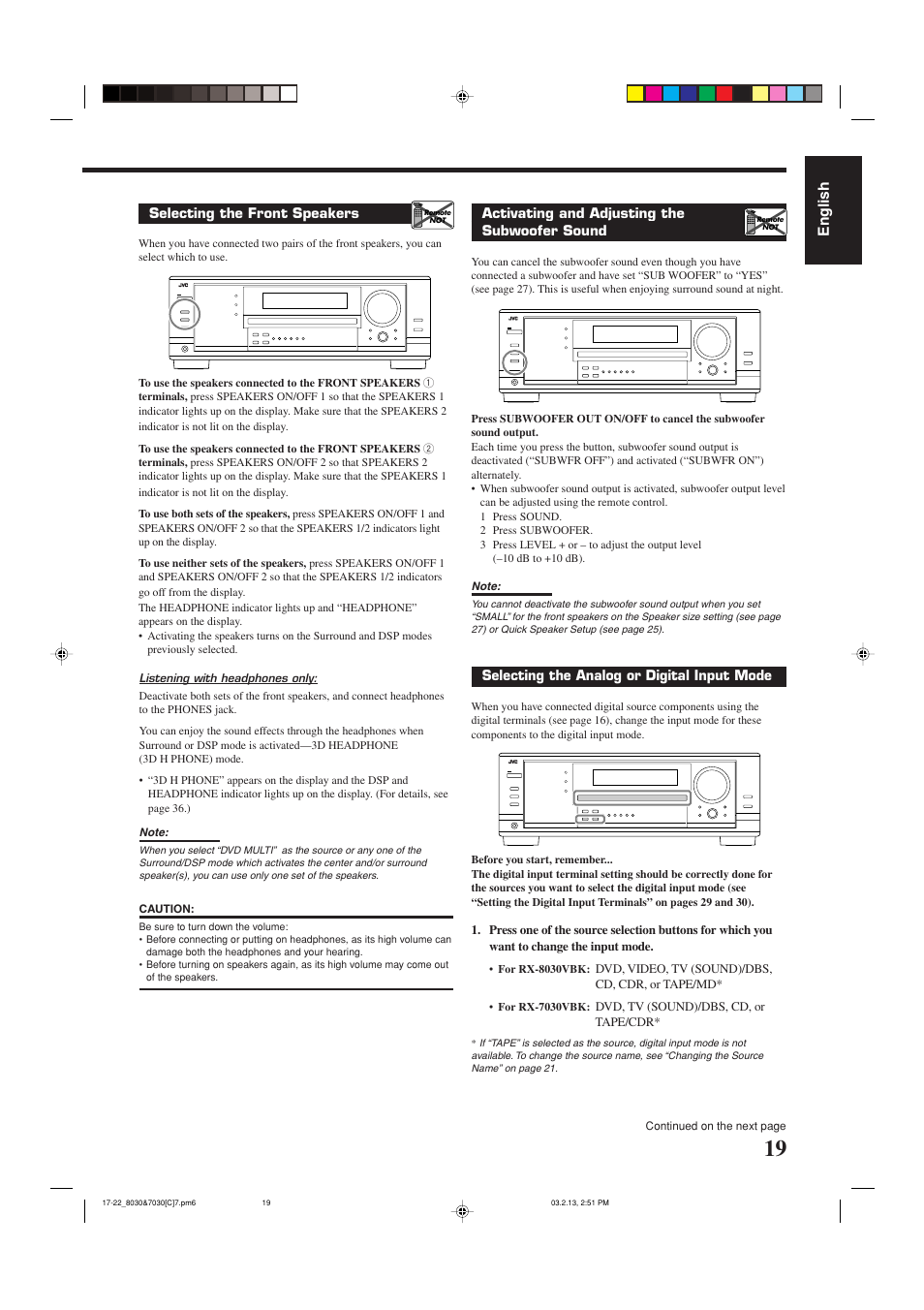 English | JVC RX-7030VBK User Manual | Page 80 / 114