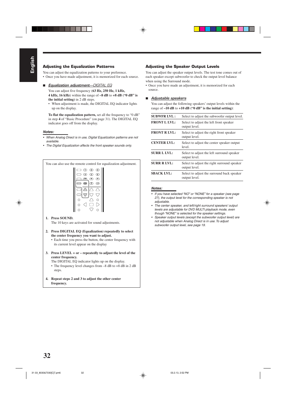 English | JVC RX-7030VBK User Manual | Page 93 / 114
