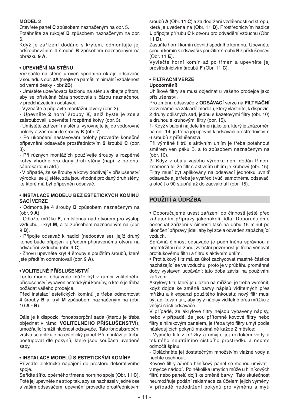 DeLonghi KT-T60XB User Manual | Page 11 / 44