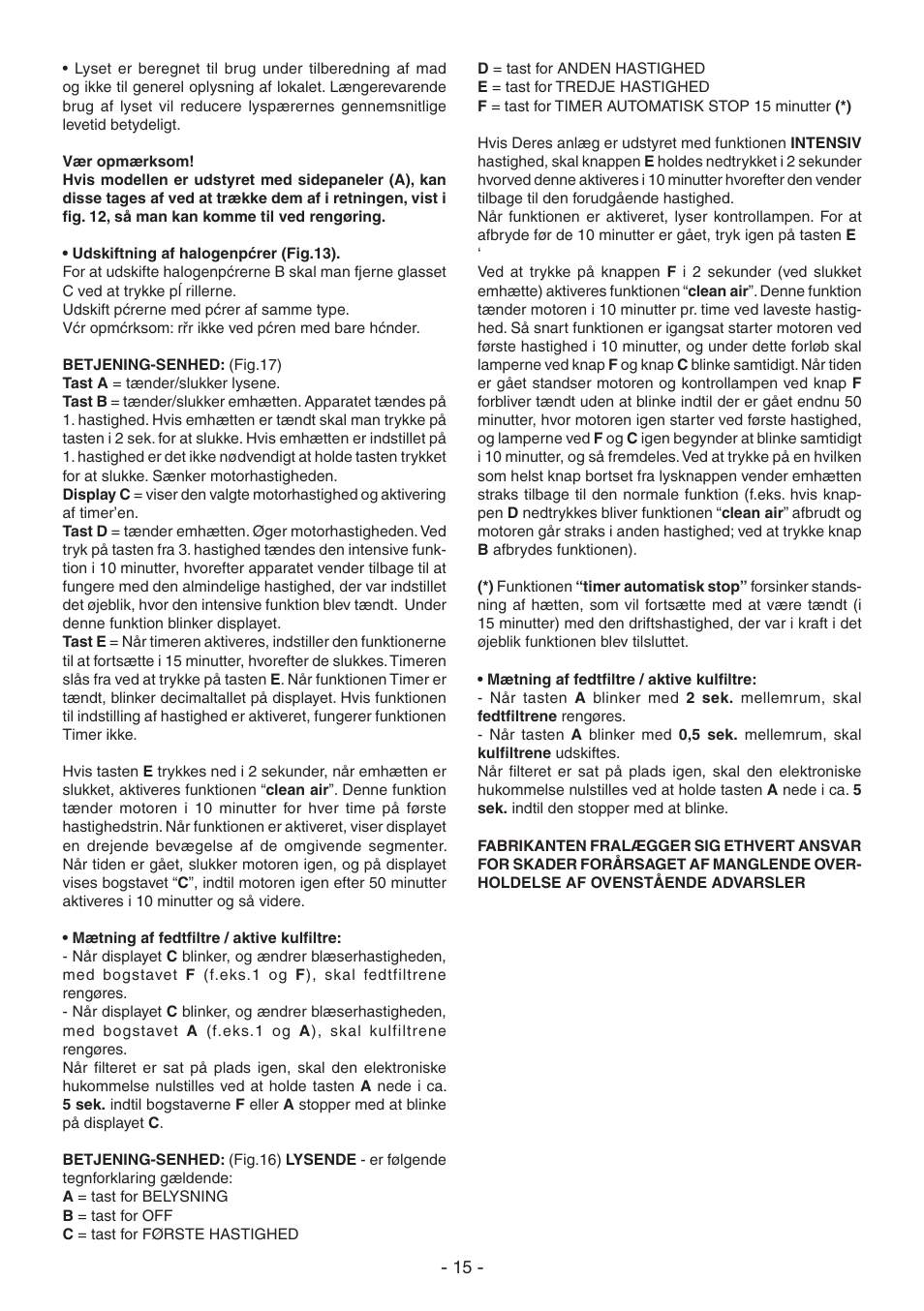 DeLonghi KT-T60XB User Manual | Page 15 / 44