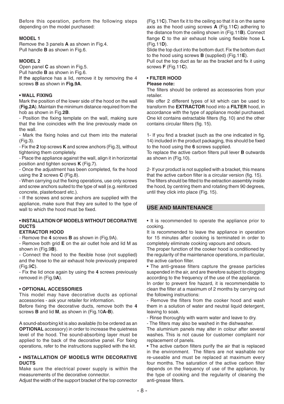 DeLonghi KT-T60XB User Manual | Page 8 / 44