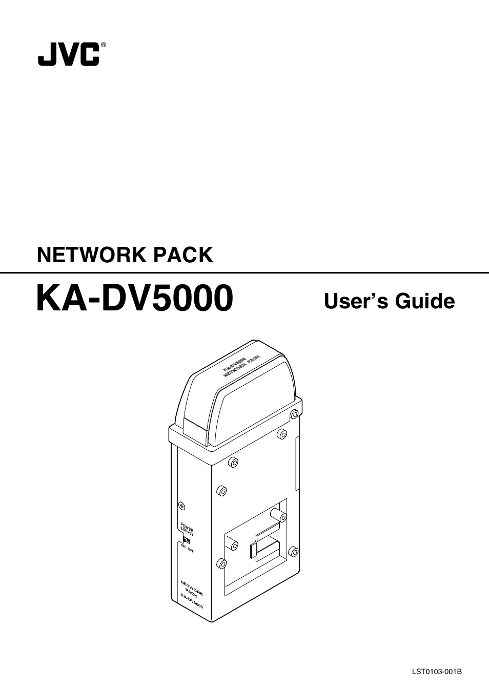 JVC KA-DV5000 User Manual | 52 pages