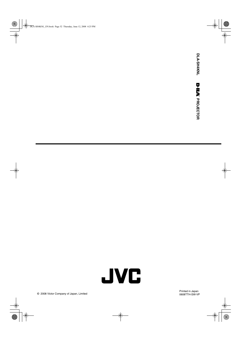 JVC DLA-SH4KNL User Manual | Page 100 / 100
