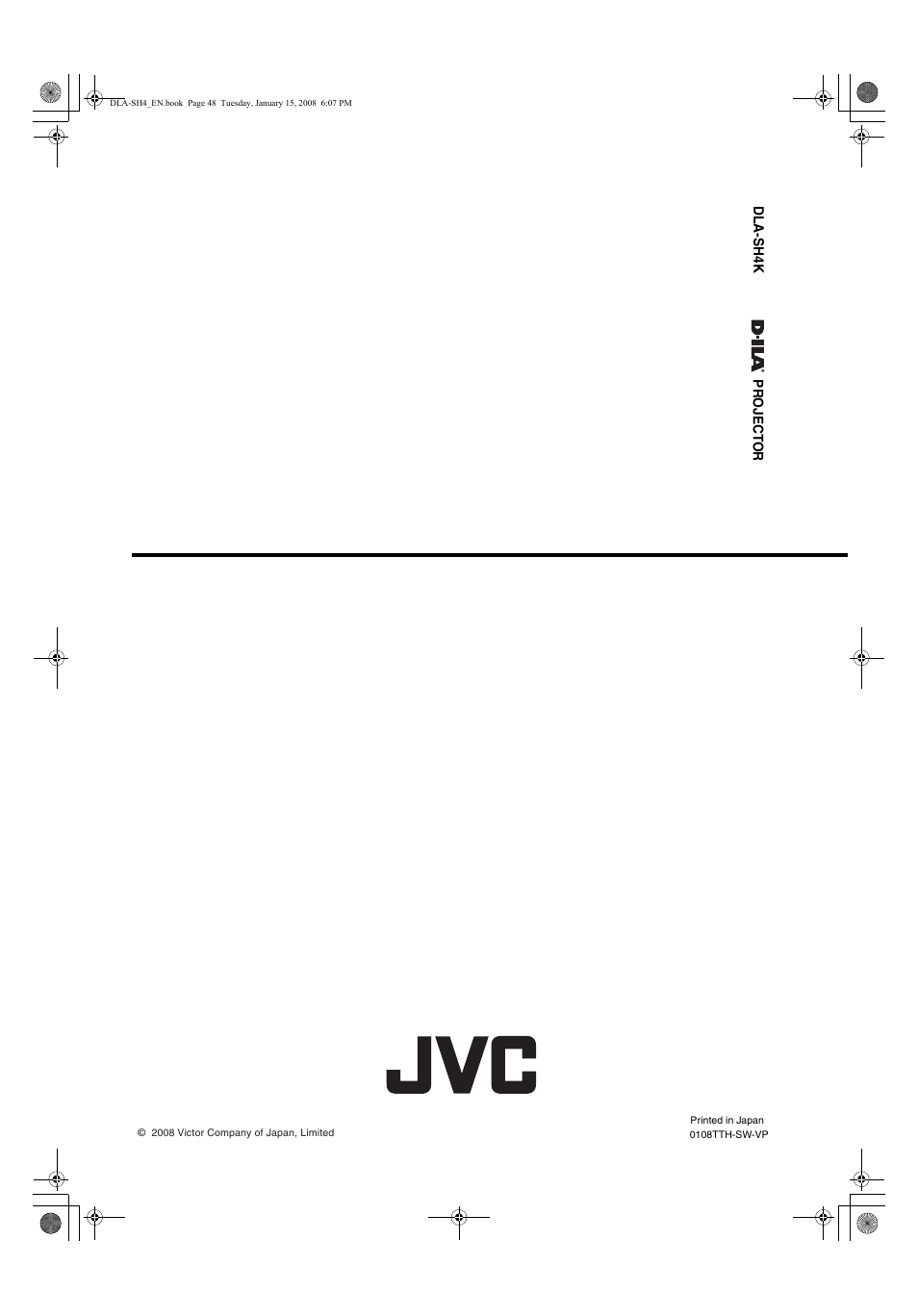 JVC DLA-SH4KNL User Manual | Page 48 / 100