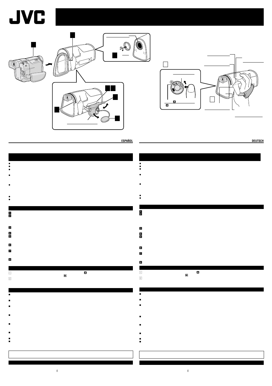 Cb-v240u, Gebrauchsanleitung | JVC CB-V240U User Manual | Page 2 / 2