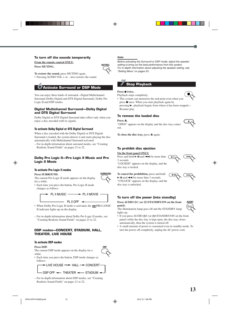 JVC TH-A35 User Manual | Page 15 / 63