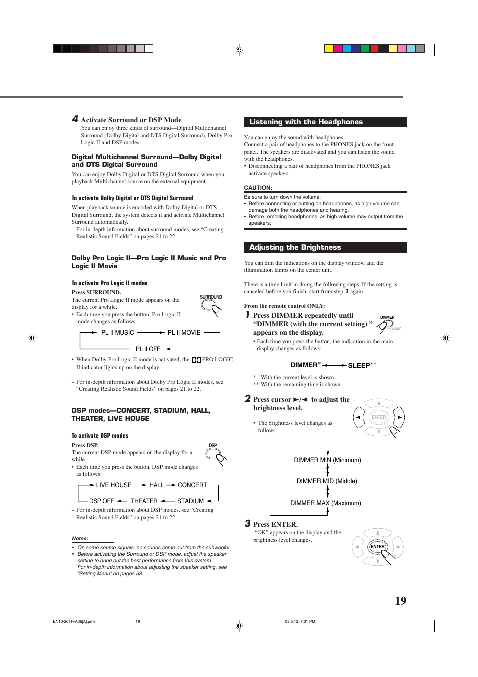 JVC TH-A35 User Manual | Page 21 / 63