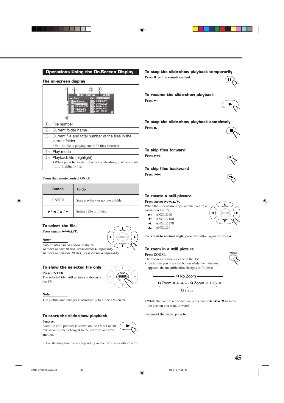 JVC TH-A35 User Manual | Page 47 / 63