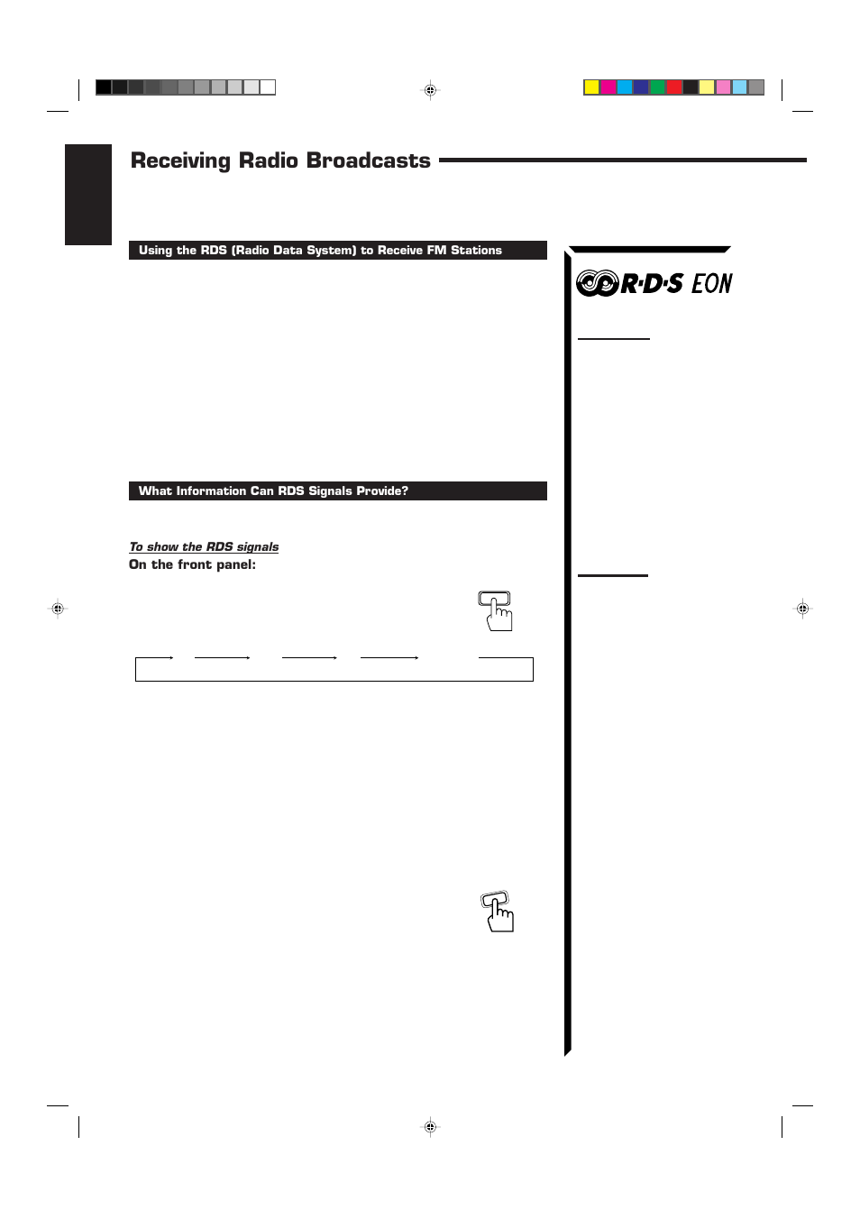 Receiving radio broadcasts | JVC RX-884RBK User Manual | Page 32 / 82