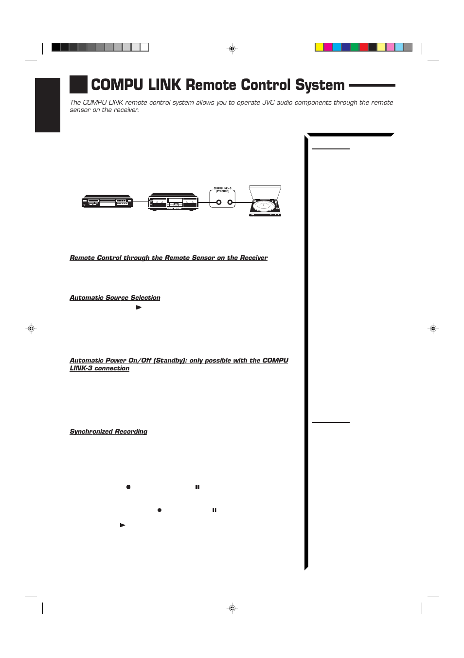 Compu link remote control system | JVC RX-884RBK User Manual | Page 60 / 82
