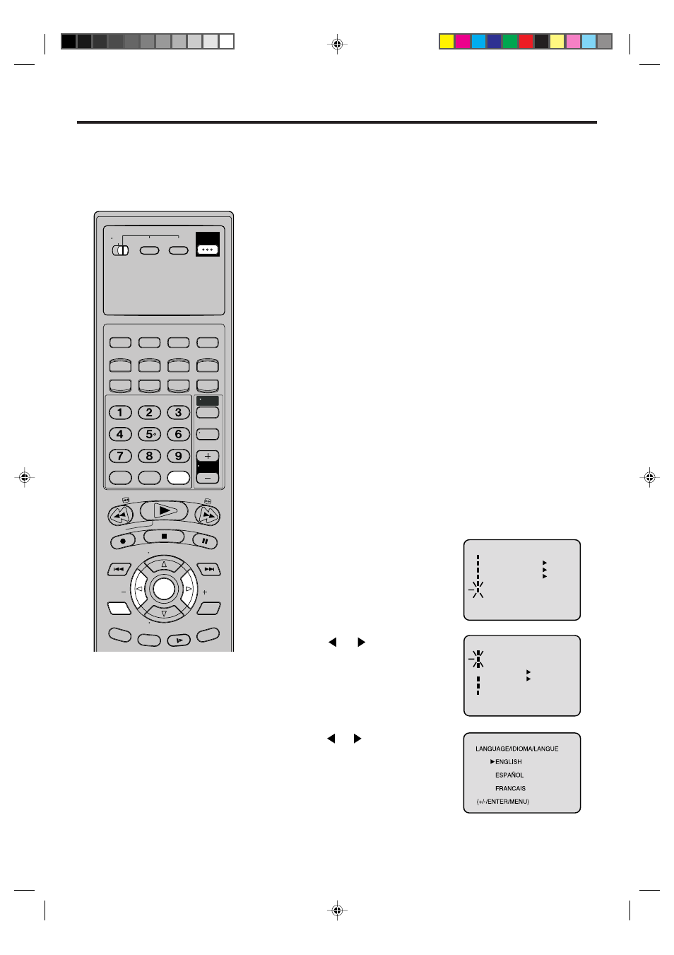 Setting the video channel / setting the language, Setting the video channel setting the language | JVC HR-XVC1U User Manual | Page 18 / 60