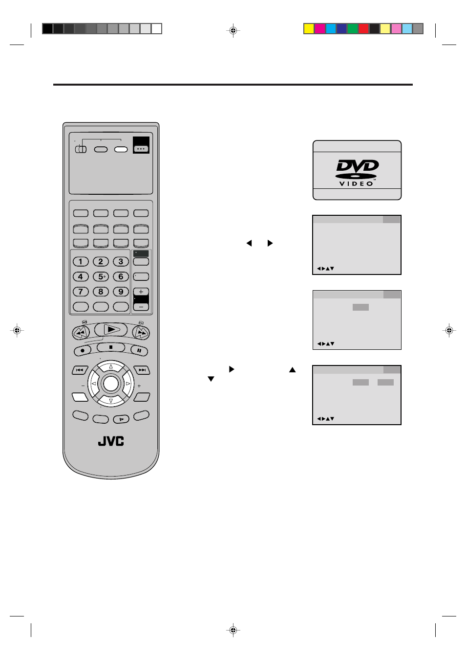 Setting setup language, Vcr/dvd/tv | JVC HR-XVC1U User Manual | Page 36 / 60