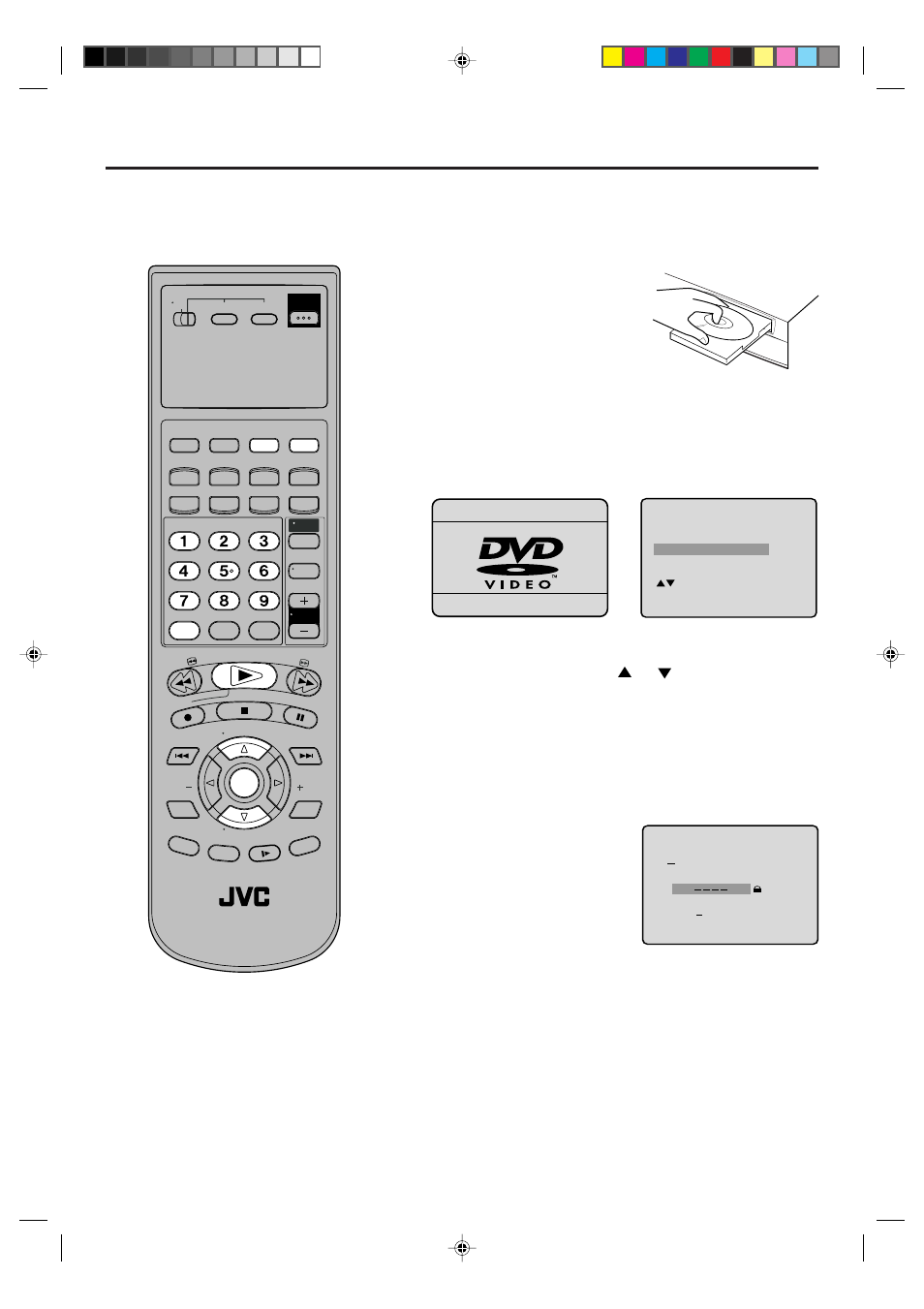 Temporary disabling of rating level by dvd disc, Vcr/dvd/tv | JVC HR-XVC1U User Manual | Page 47 / 60