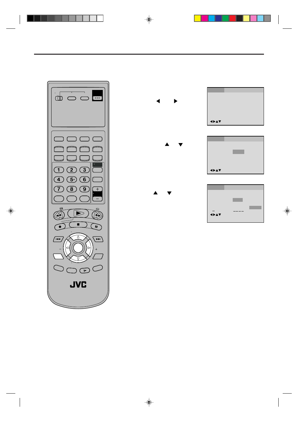 Setting subtitle language, Vcr/dvd/tv | JVC HR-XVC1U User Manual | Page 49 / 60