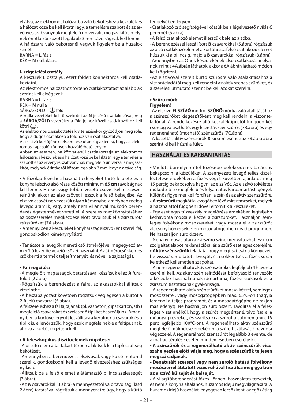 DeLonghi KCX-B60X User Manual | Page 21 / 40