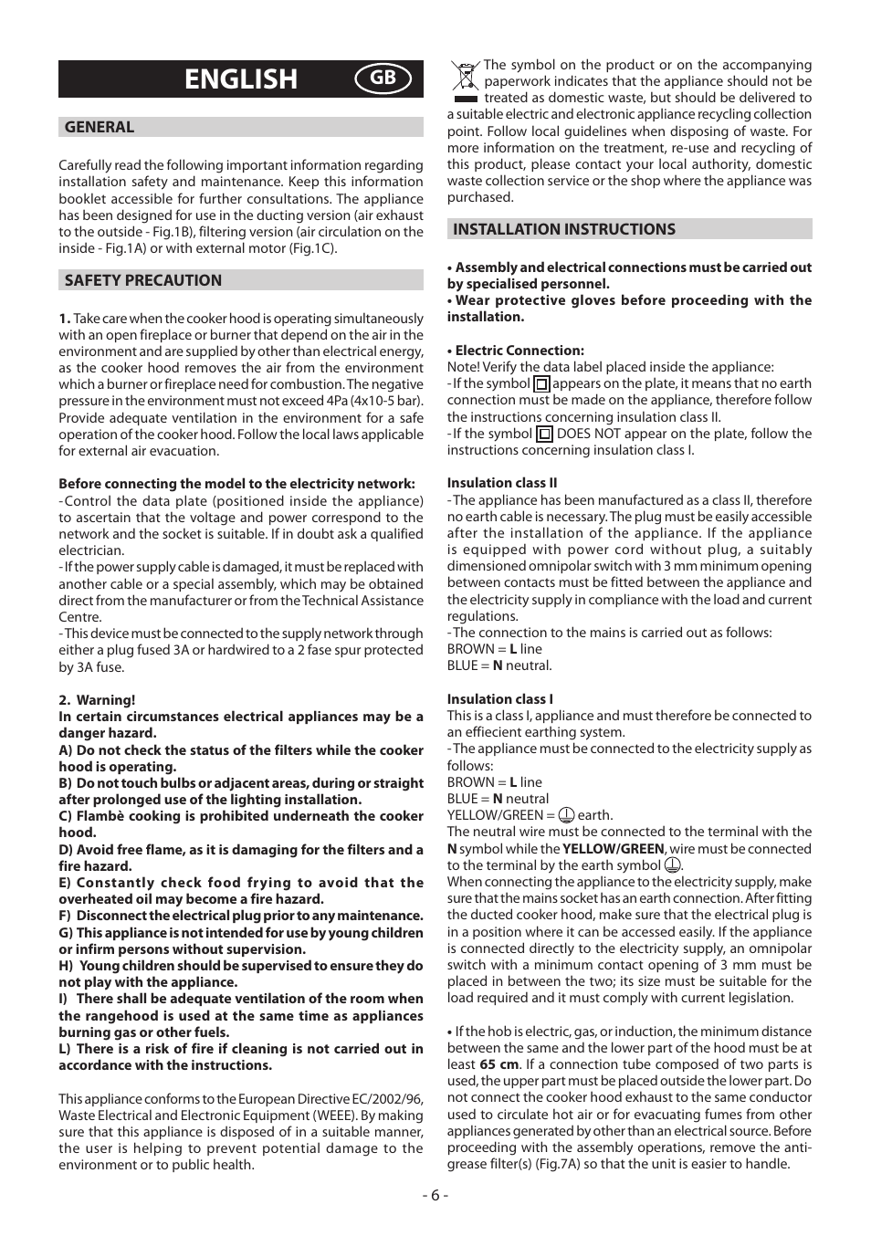 English | DeLonghi KCX-B60X User Manual | Page 6 / 40