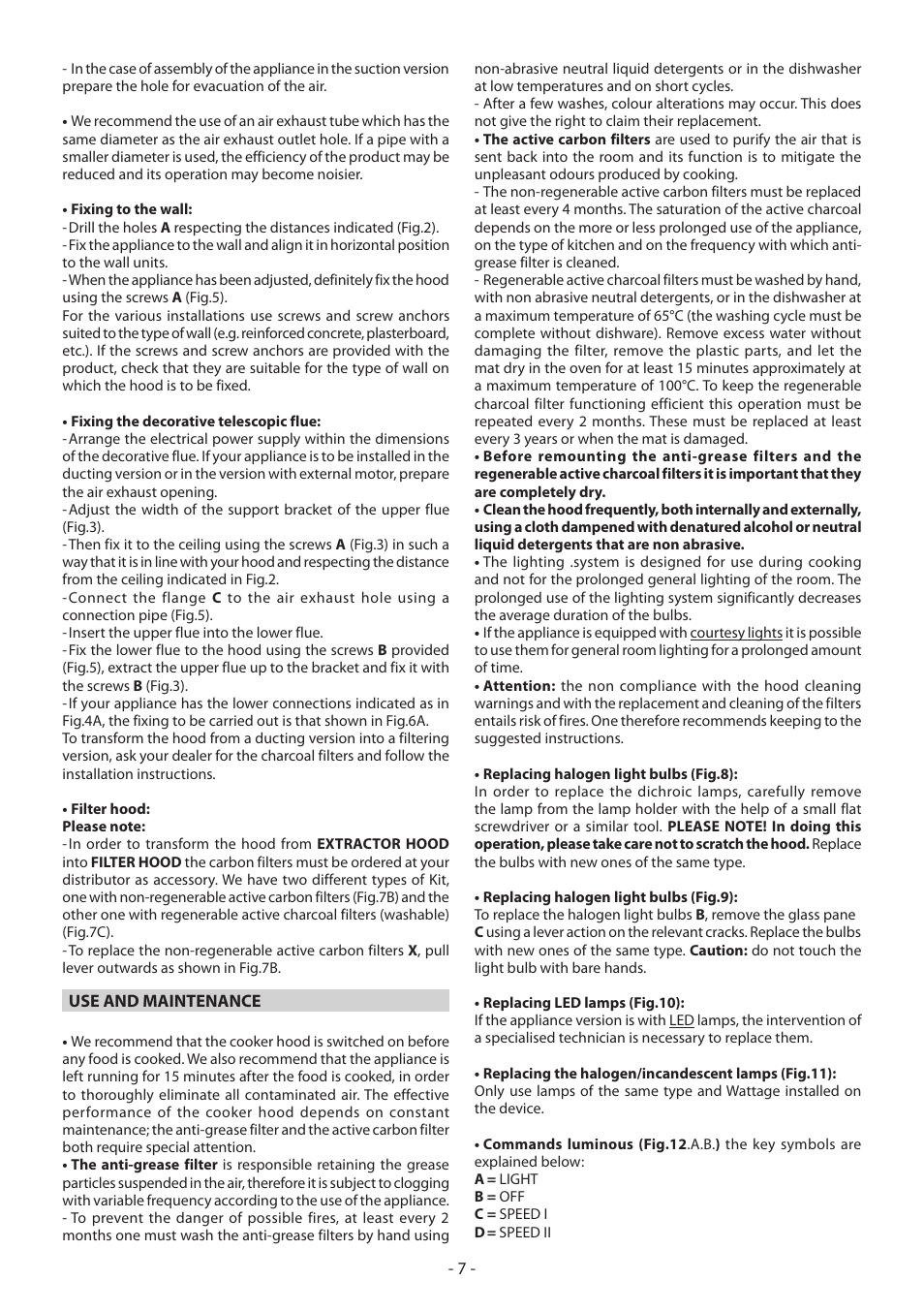 DeLonghi KCX-B60X User Manual | Page 7 / 40