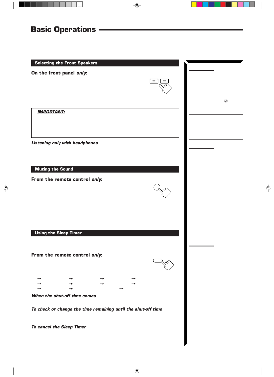 15 basic operations | JVC RX-1024VBK User Manual | Page 18 / 76