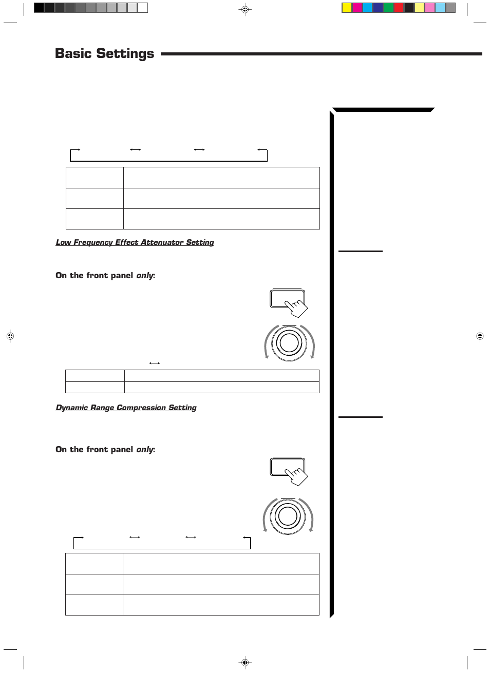 21 basic settings | JVC RX-1024VBK User Manual | Page 24 / 76