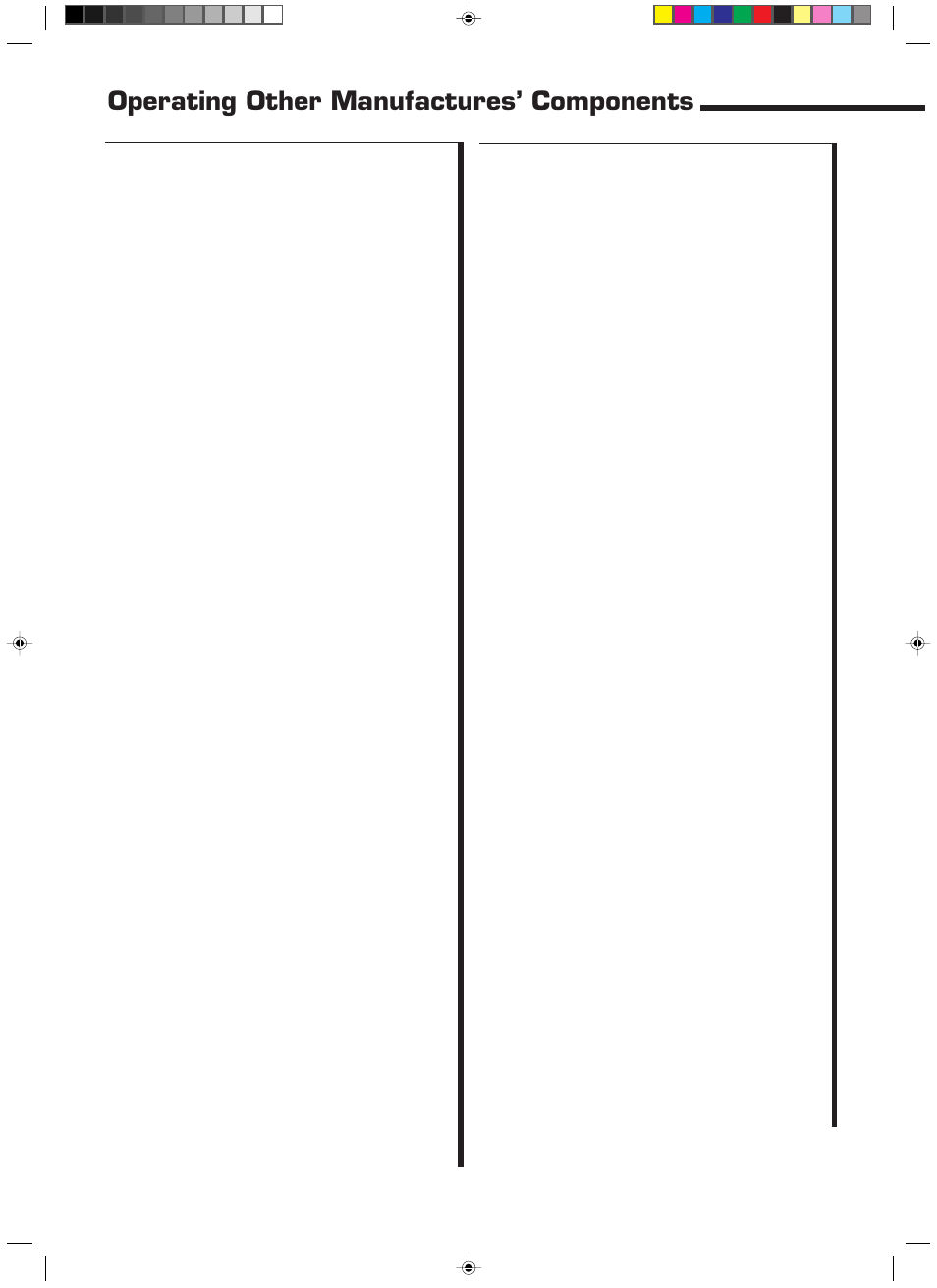 Operating other manufactures’ components | JVC RX-1024VBK User Manual | Page 68 / 76