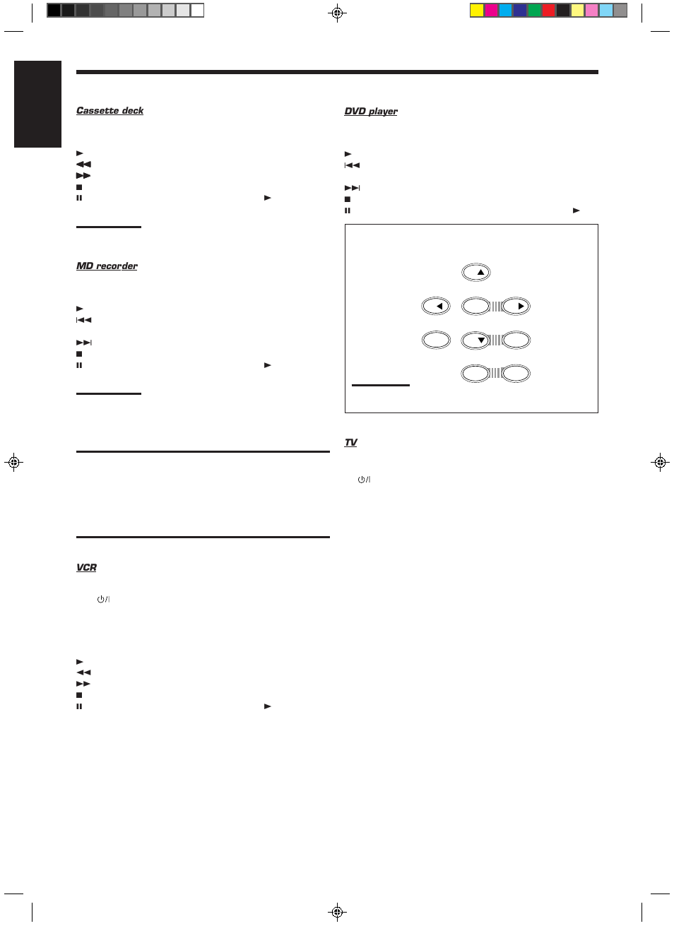 English | JVC RX-558RBK User Manual | Page 28 / 32