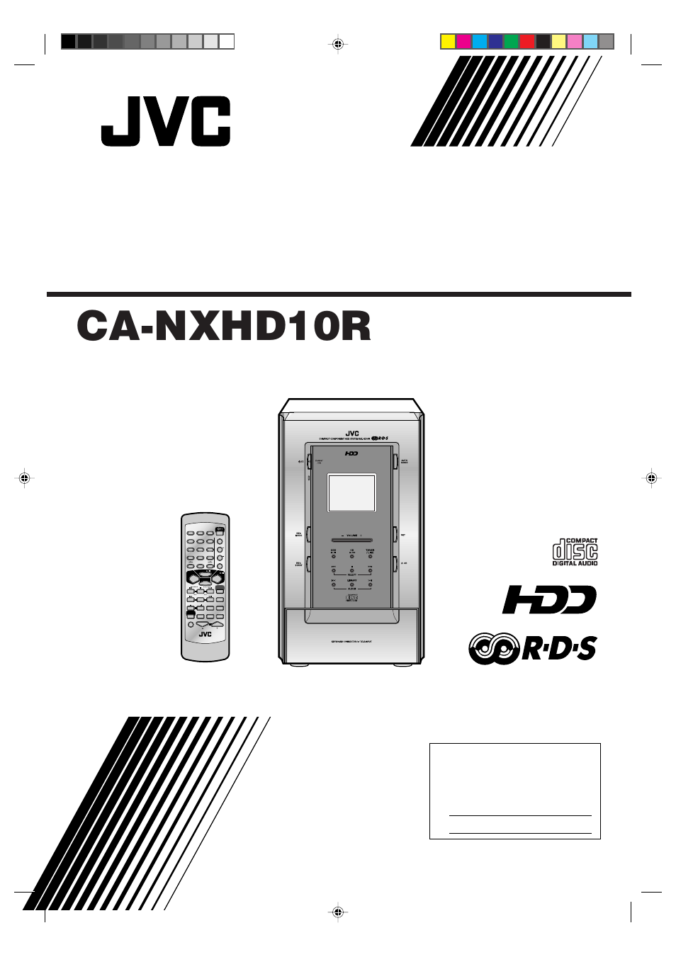 JVC CA-NXHD10R User Manual | 94 pages