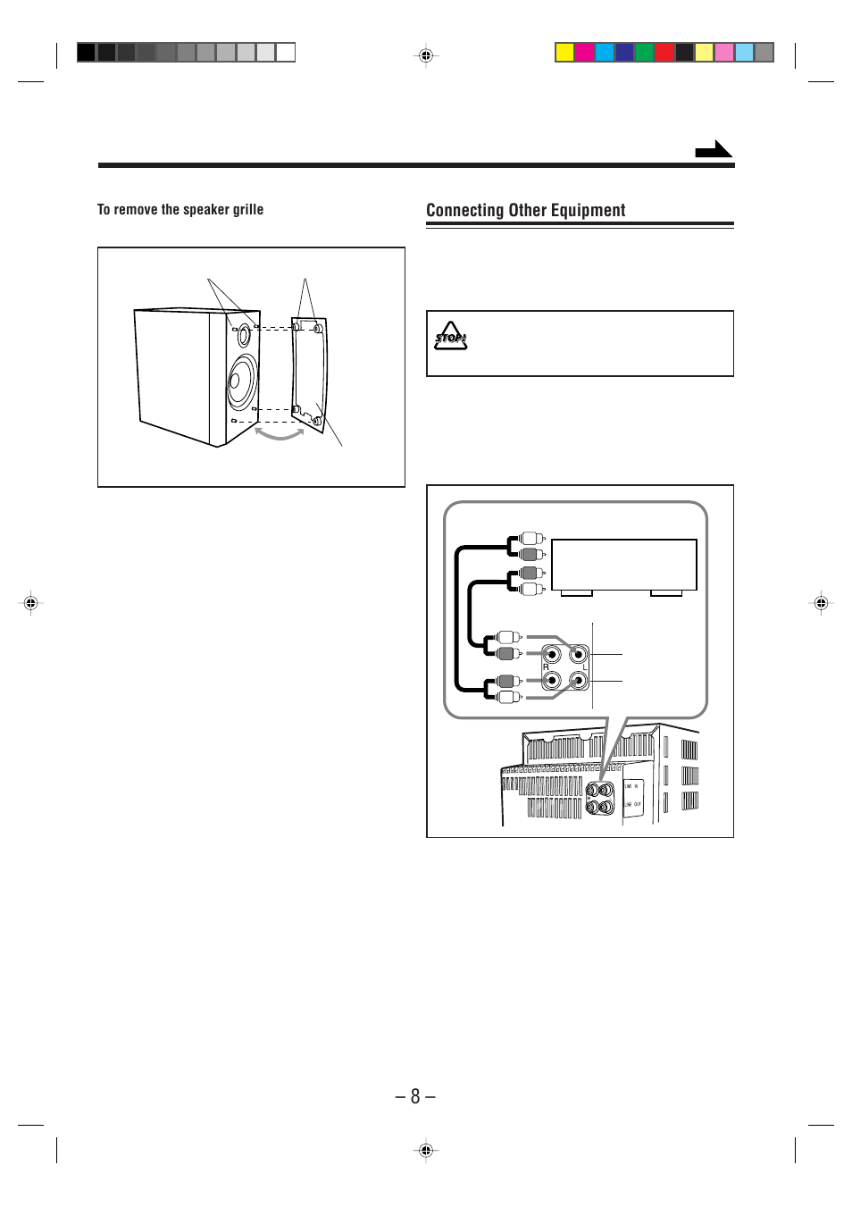 Connecting other equipment | JVC CA-NXHD10R User Manual | Page 13 / 94