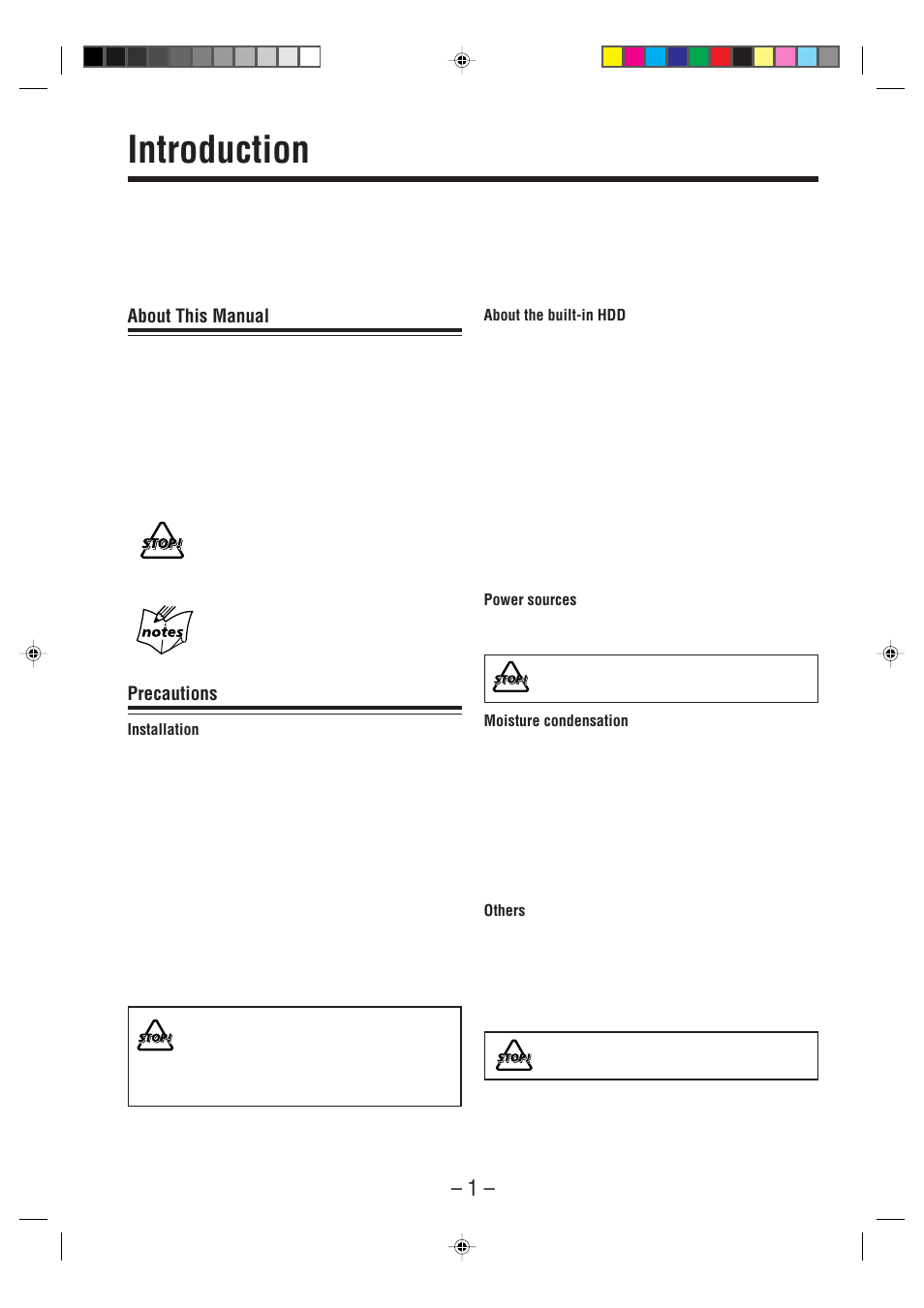 Introduction, About this manual, Precautions | JVC CA-NXHD10R User Manual | Page 6 / 94