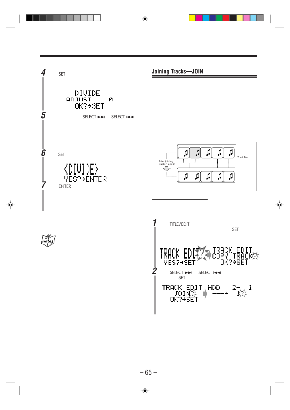 Joining tracks—join | JVC CA-NXHD10R User Manual | Page 70 / 94