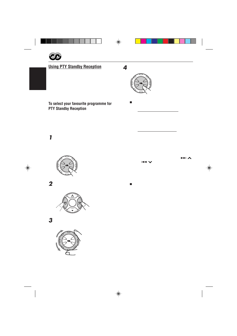 Using pty standby reception | JVC GET0074-001A User Manual | Page 14 / 40