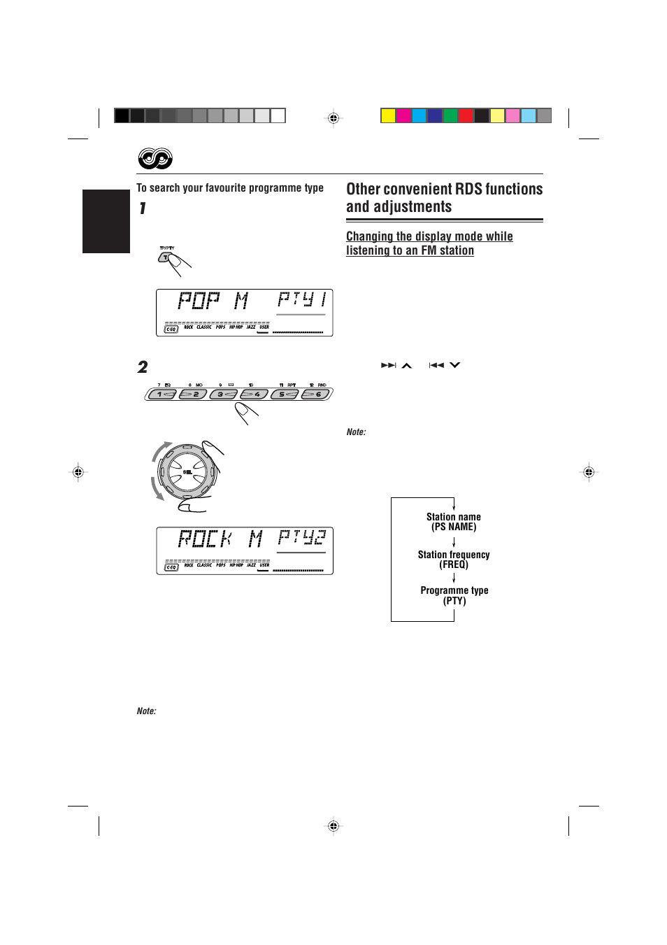 Other convenient rds functions and adjustments | JVC GET0074-001A User Manual | Page 16 / 40