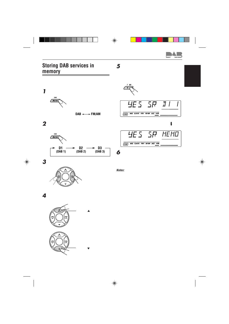 Storing dab services in memory | JVC GET0074-001A User Manual | Page 35 / 40