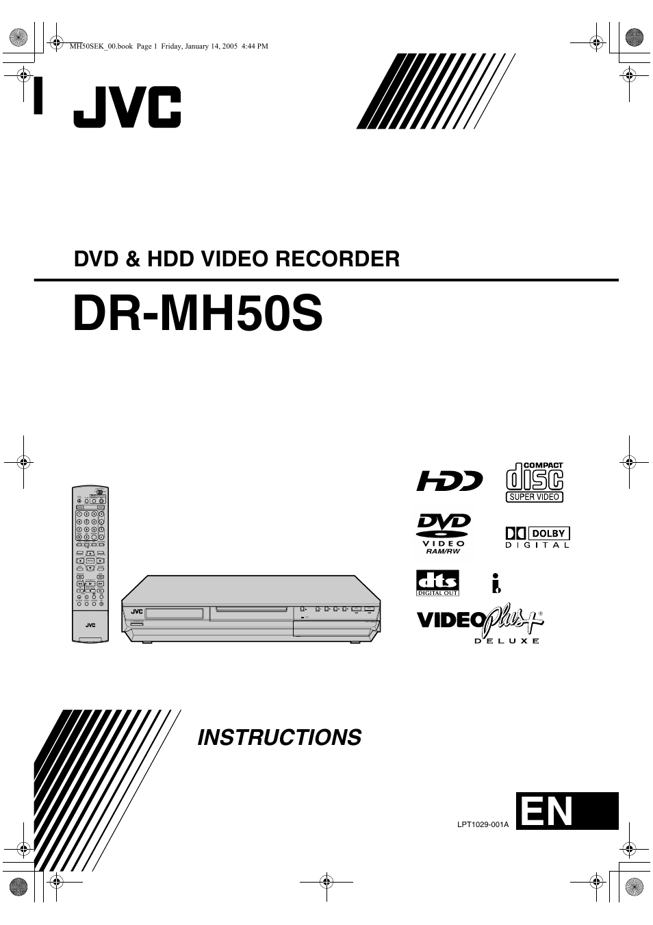 JVC LPT1029-001A User Manual | 92 pages