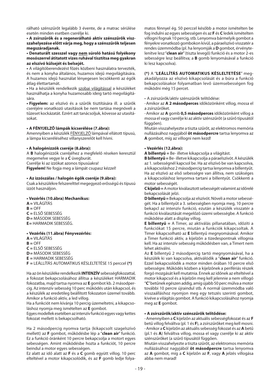 DeLonghi KD-AE60IX User Manual | Page 19 / 60