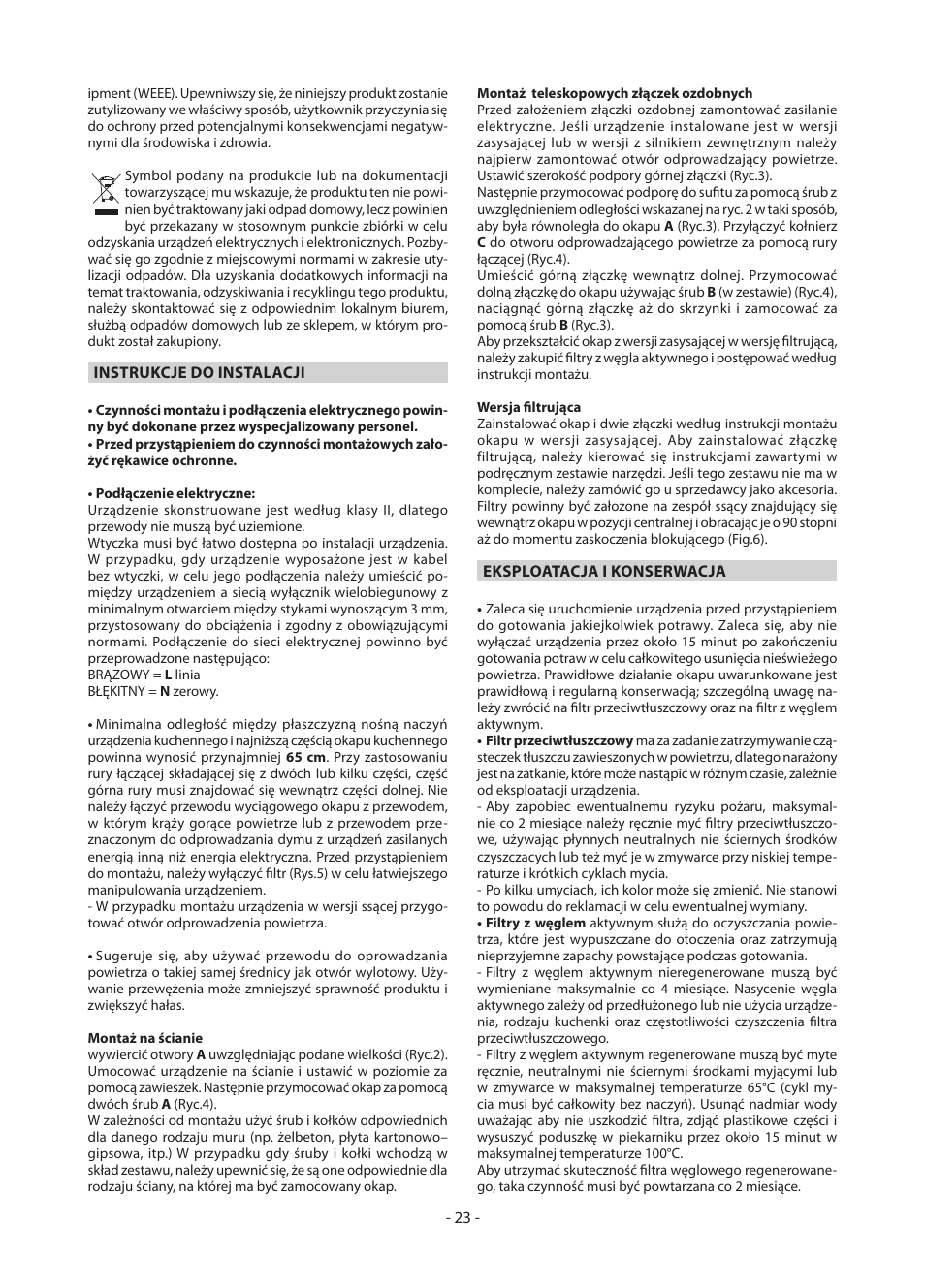 DeLonghi KD-AE60IX User Manual | Page 23 / 60