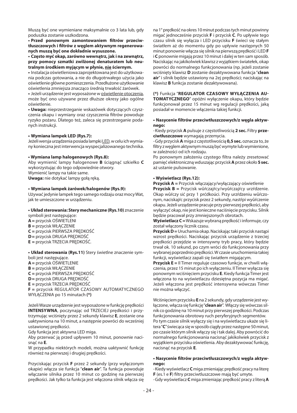 DeLonghi KD-AE60IX User Manual | Page 24 / 60