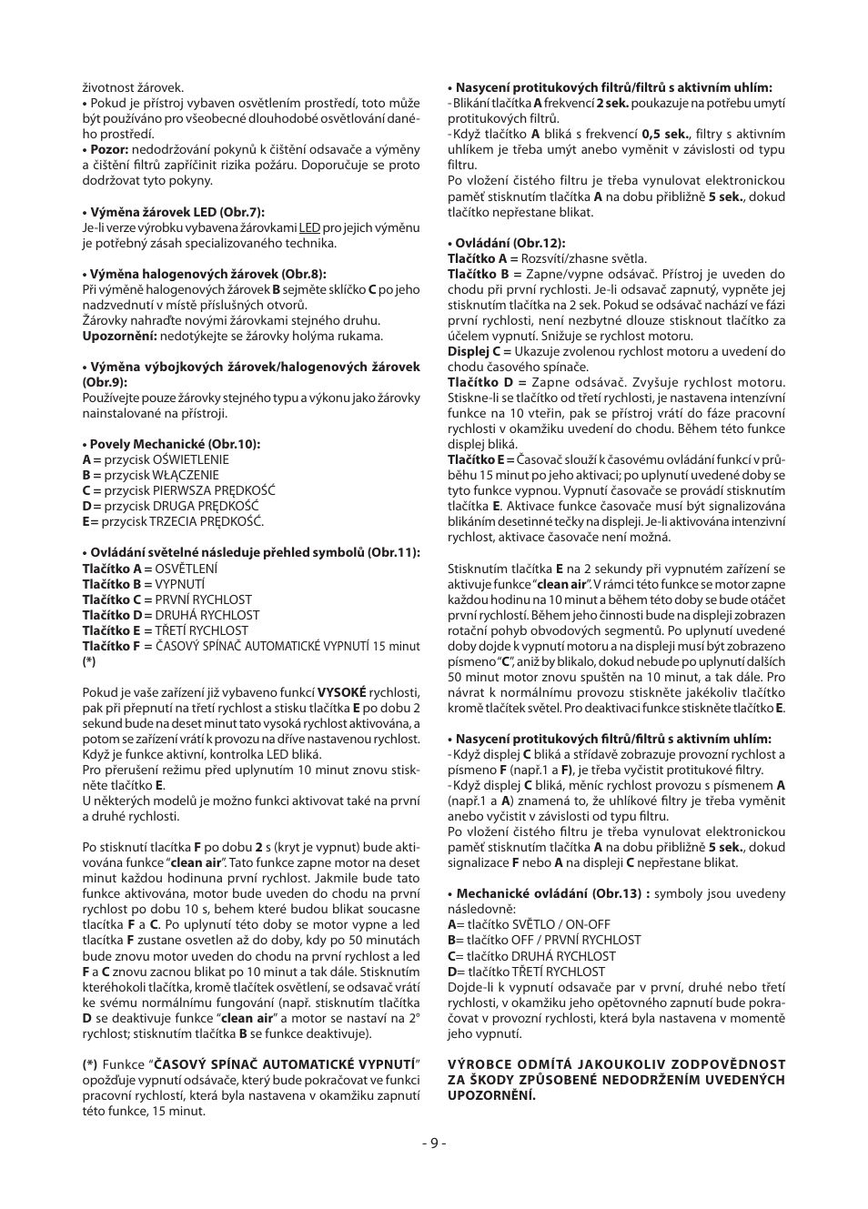 DeLonghi KD-AE60IX User Manual | Page 9 / 60