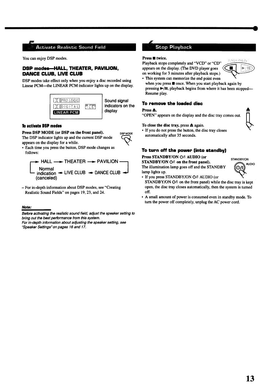 JVC TH-45 User Manual | Page 15 / 117