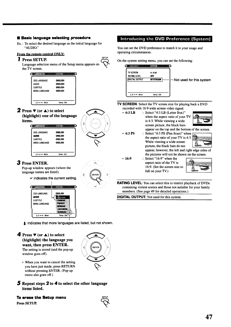 JVC TH-45 User Manual | Page 49 / 117