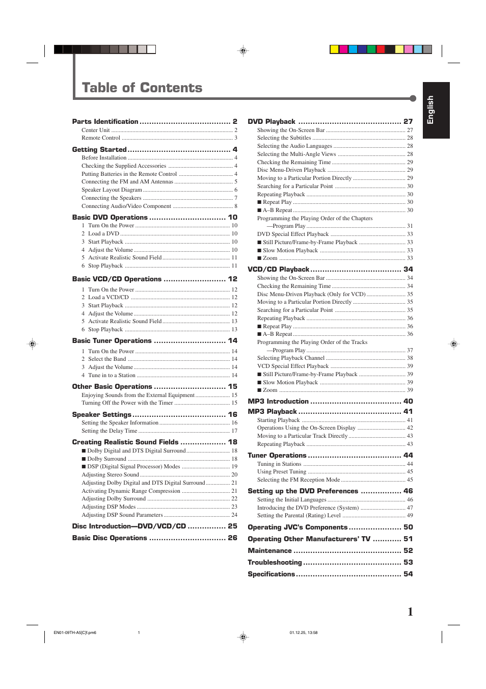 JVC TH-45 User Manual | Page 63 / 117