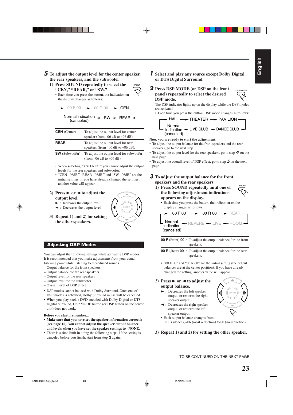English | JVC TH-45 User Manual | Page 85 / 117
