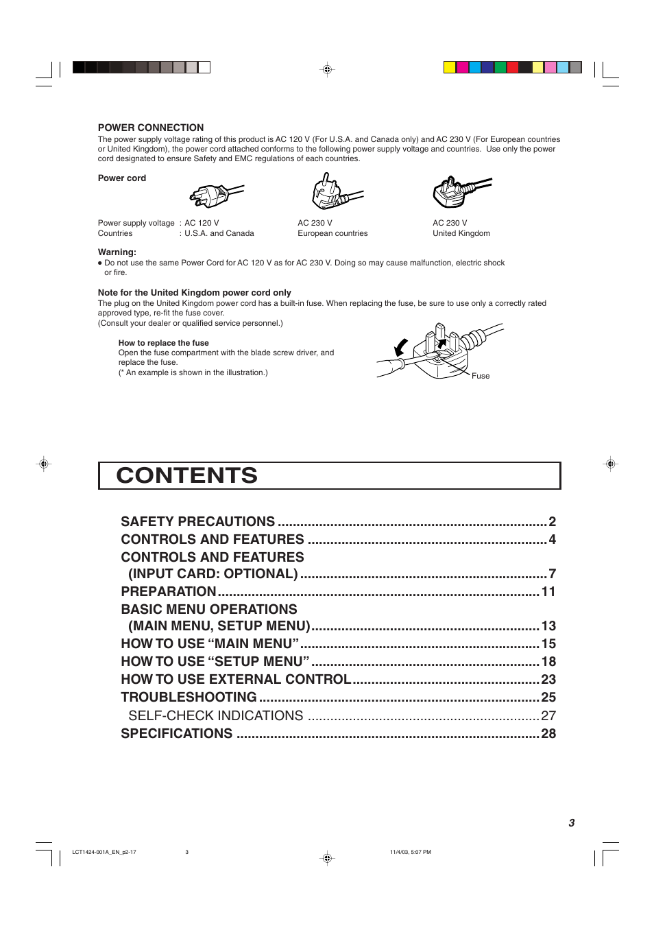 JVC DT-V1910CG User Manual | Page 3 / 228