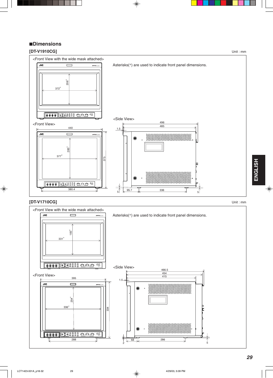 JVC DT-V1910CG User Manual | Page 63 / 228