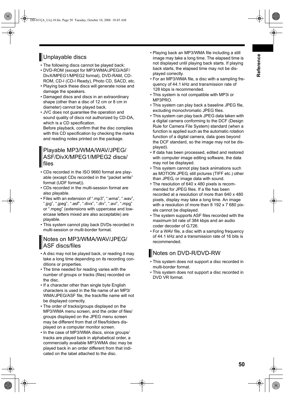 JVC DD-3 User Manual | Page 139 / 168
