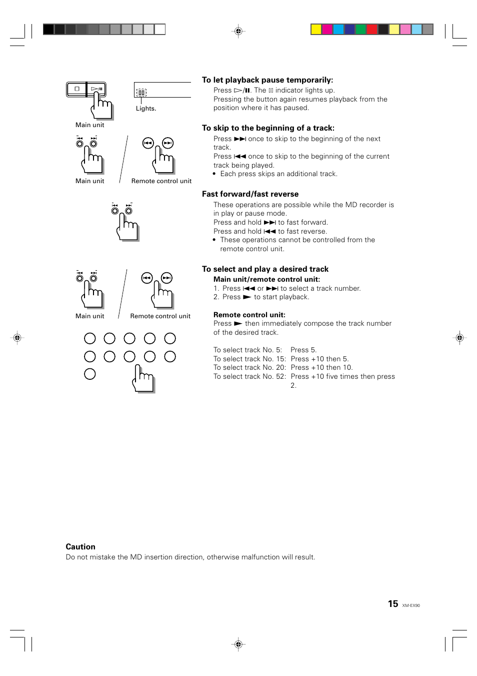 JVC XM-EX90 User Manual | Page 15 / 60