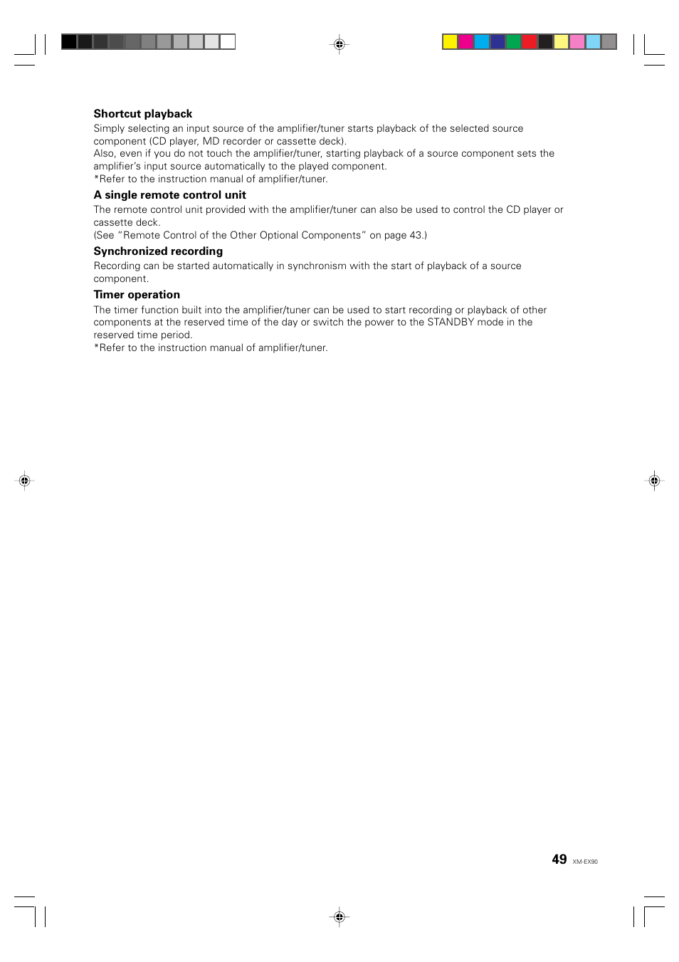 English deutsch français | JVC XM-EX90 User Manual | Page 49 / 60