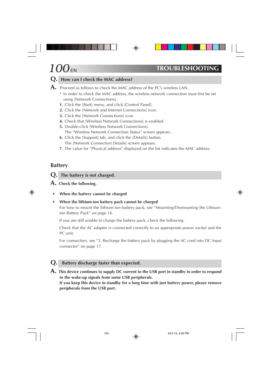 Troubleshooting | JVC MP-XV841US User Manual | Page 100 / 114