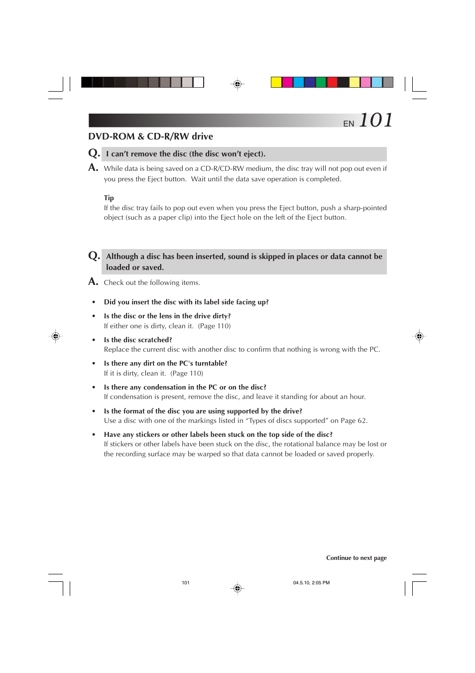 JVC MP-XV841US User Manual | Page 101 / 114